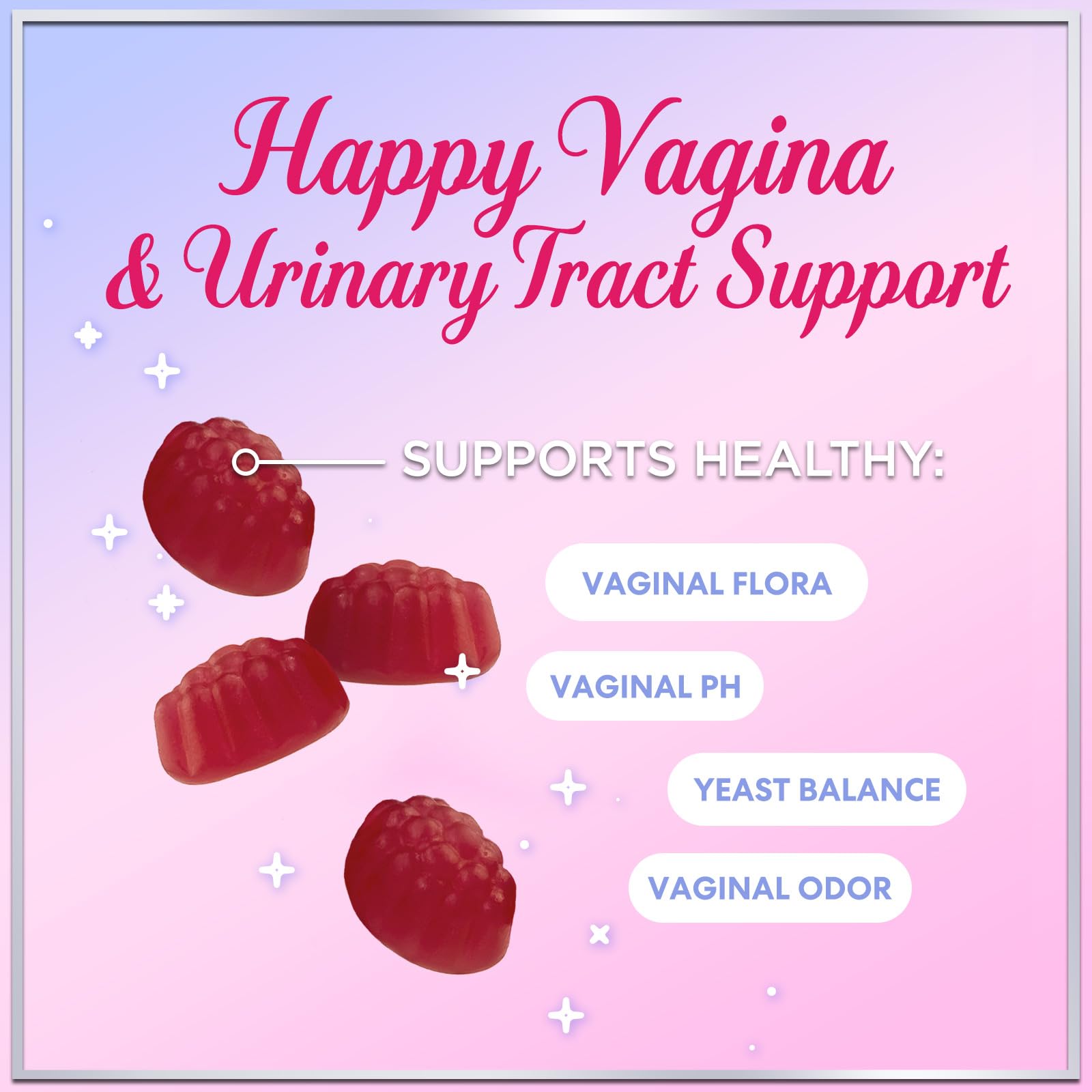 Hello Lovely ! bonbons-probiotiques-prébiotiques-cranberry, soutien santé féminine.