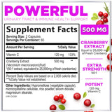 Hello Lovely capsules canneberge 25000mg, routine quotidienne pratique