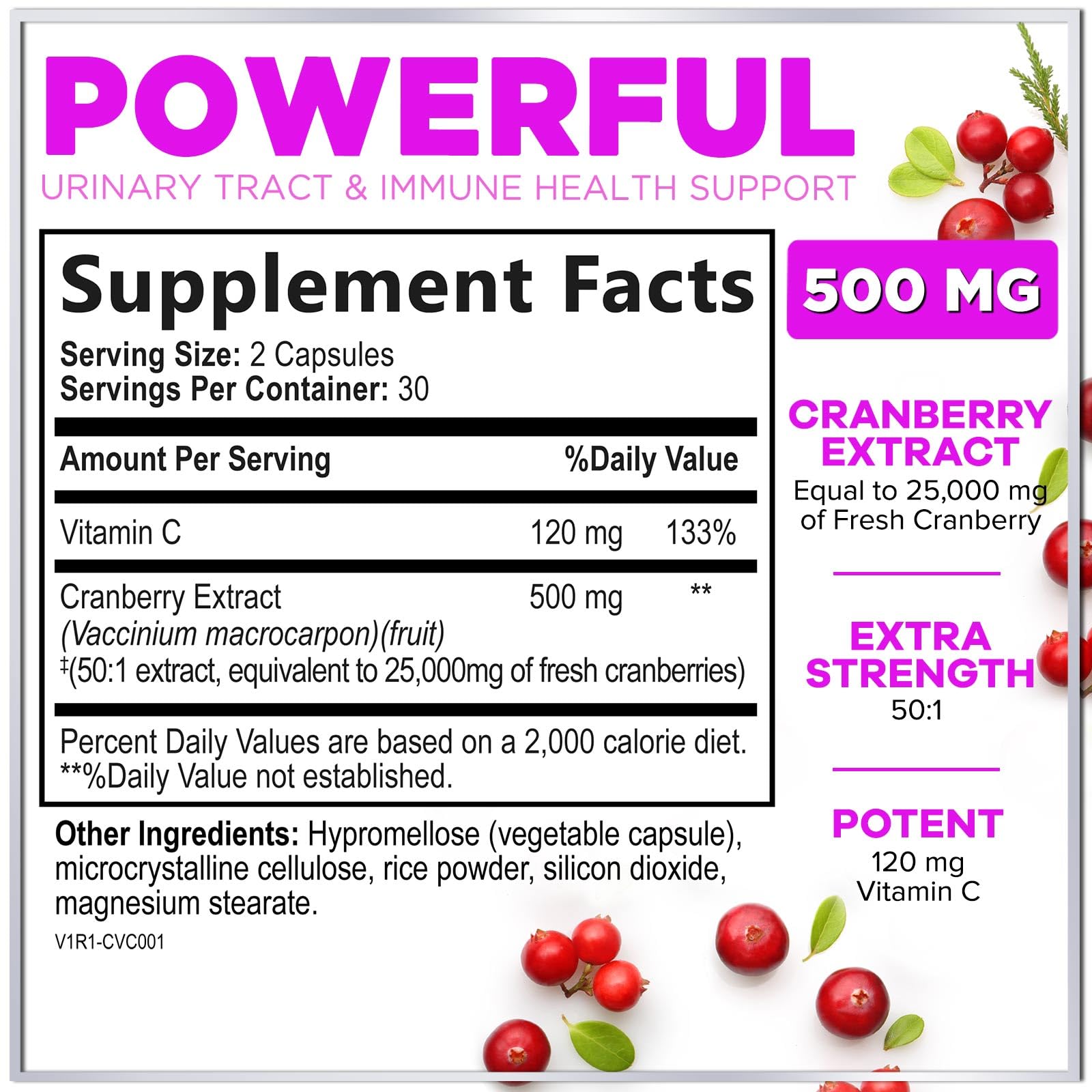 Hello Lovely Cranberry : capsules visibles, concentration naturelle pour le quotidien.