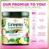 Hello Lovely Poudre verte – spiruline et chlorelle visibles en composants.