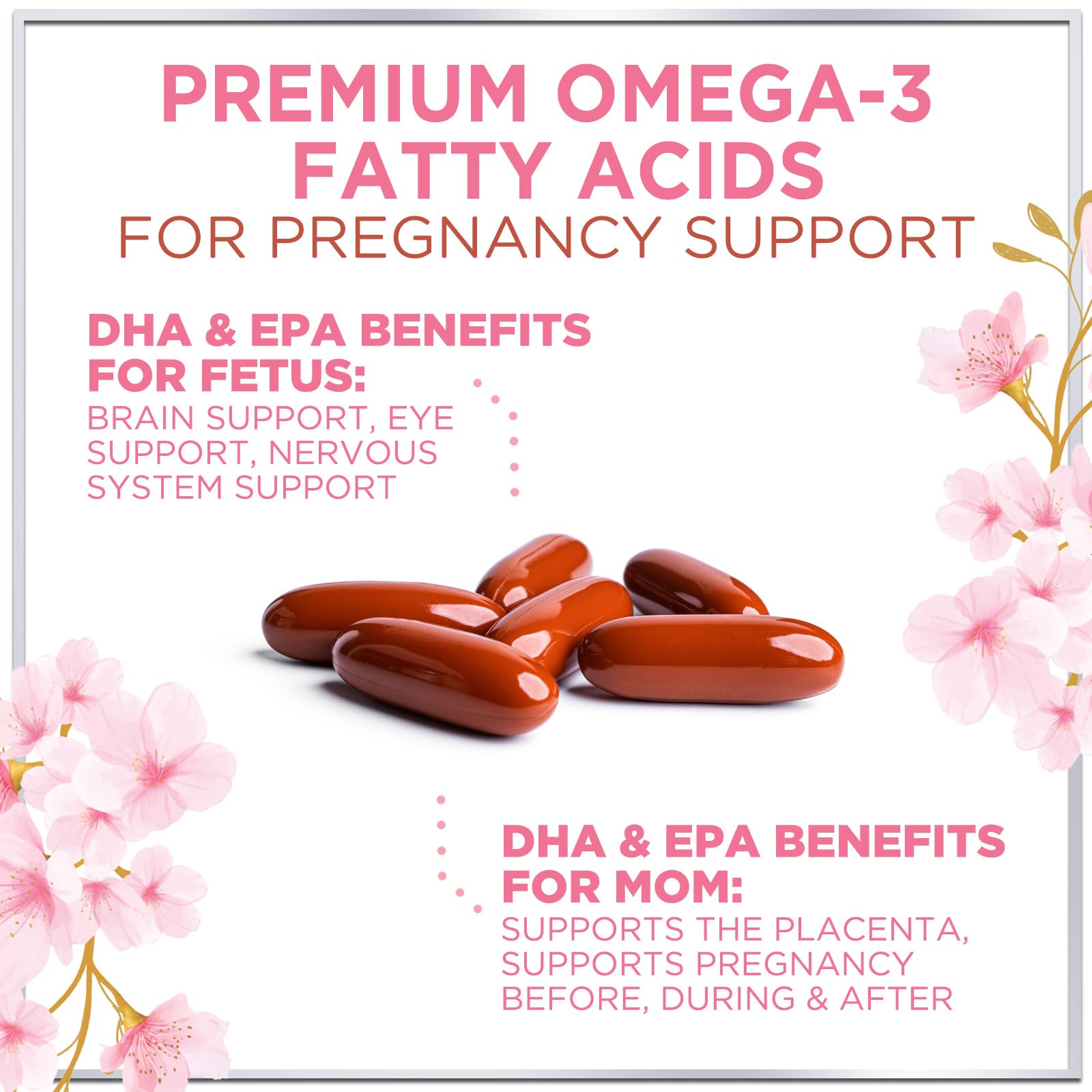 Hello Lovely! Soutien potentiel au développement cérébral grâce aux oméga-3 DHA.