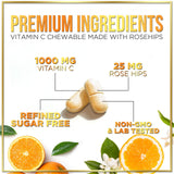 Hello Lovely vitamine C 1000 mg avec cynorrhodon et bioflavonoïdes.