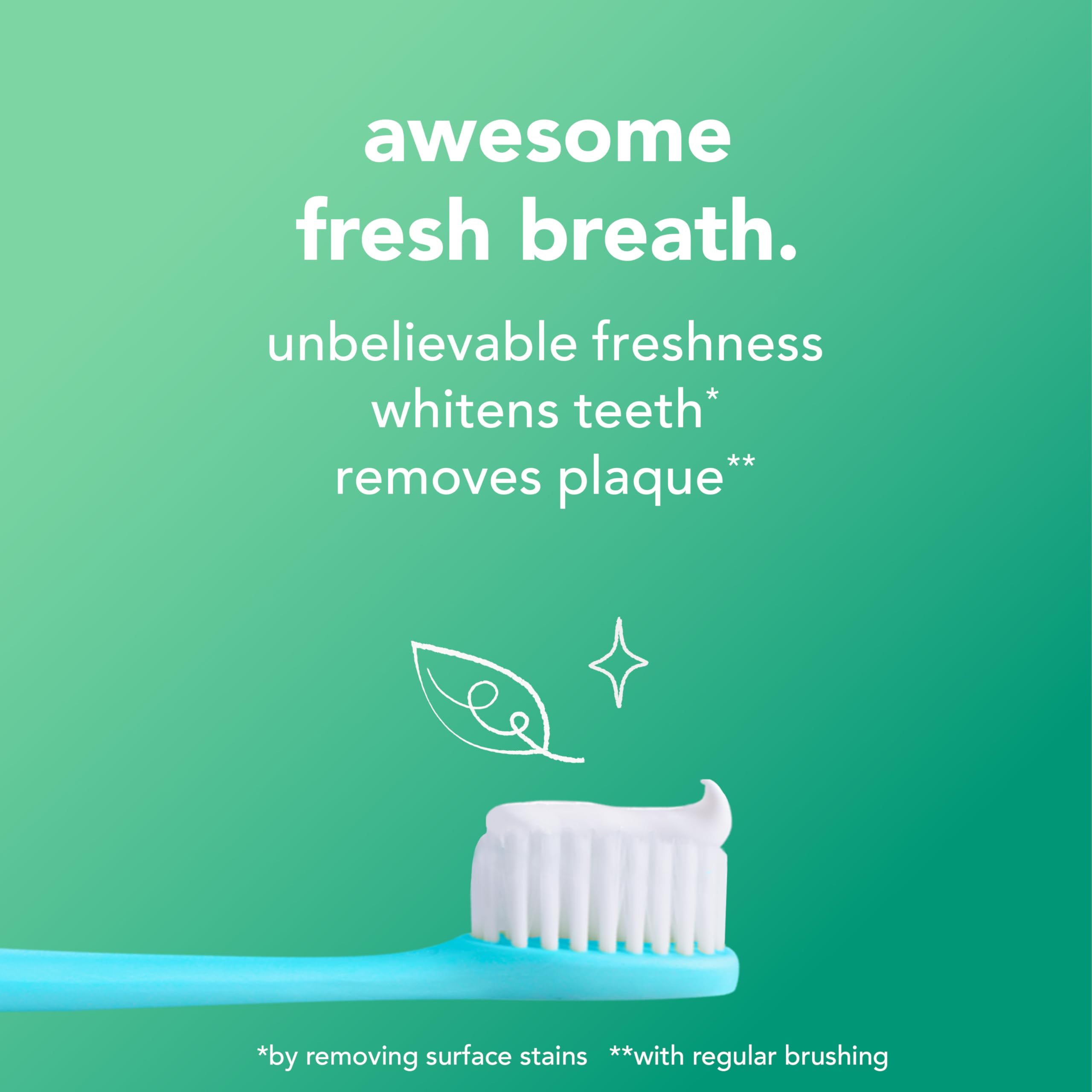 Hello Super Fresh sans fluorure: parfum naturel pendant le brossage.