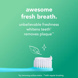 Hello Super Fresh sans fluorure: parfum naturel pendant le brossage.