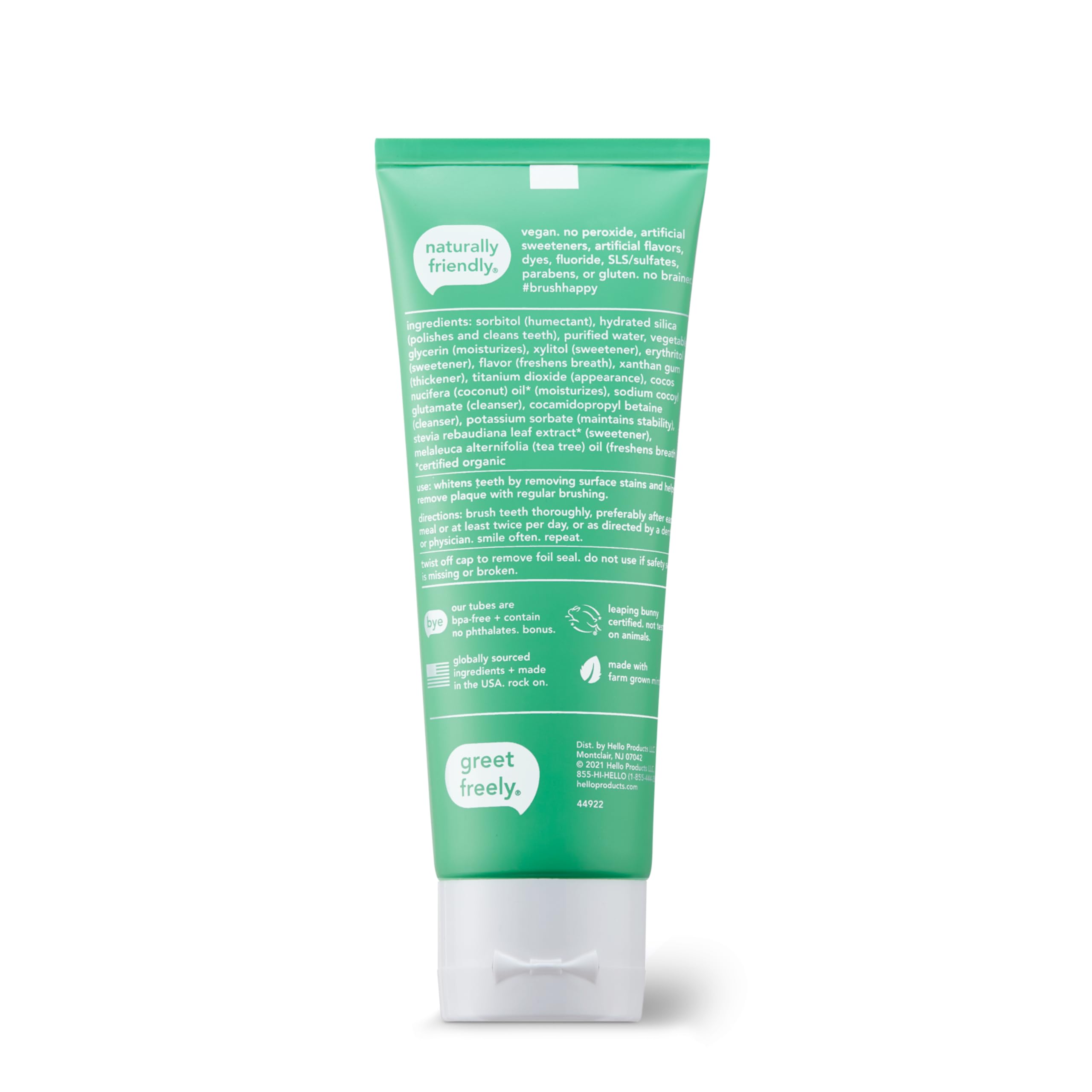 Hello Super Fresh menthe poivrée: sensation rafraîchissante après chaque brossage.