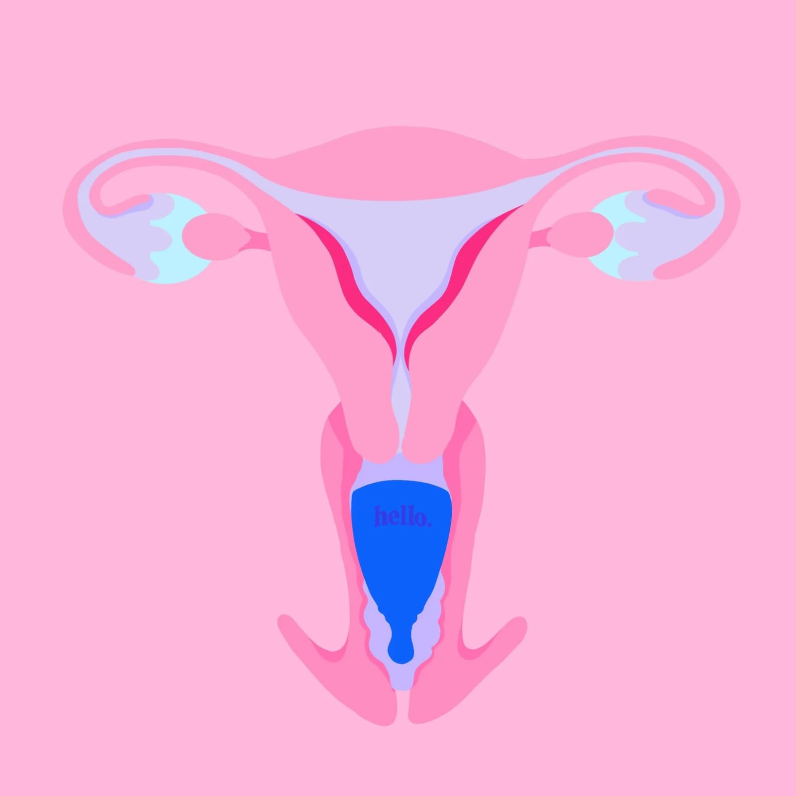 HELLO PERIOD Cup douceur et flexibilité – matière souple pour porter toute la journée