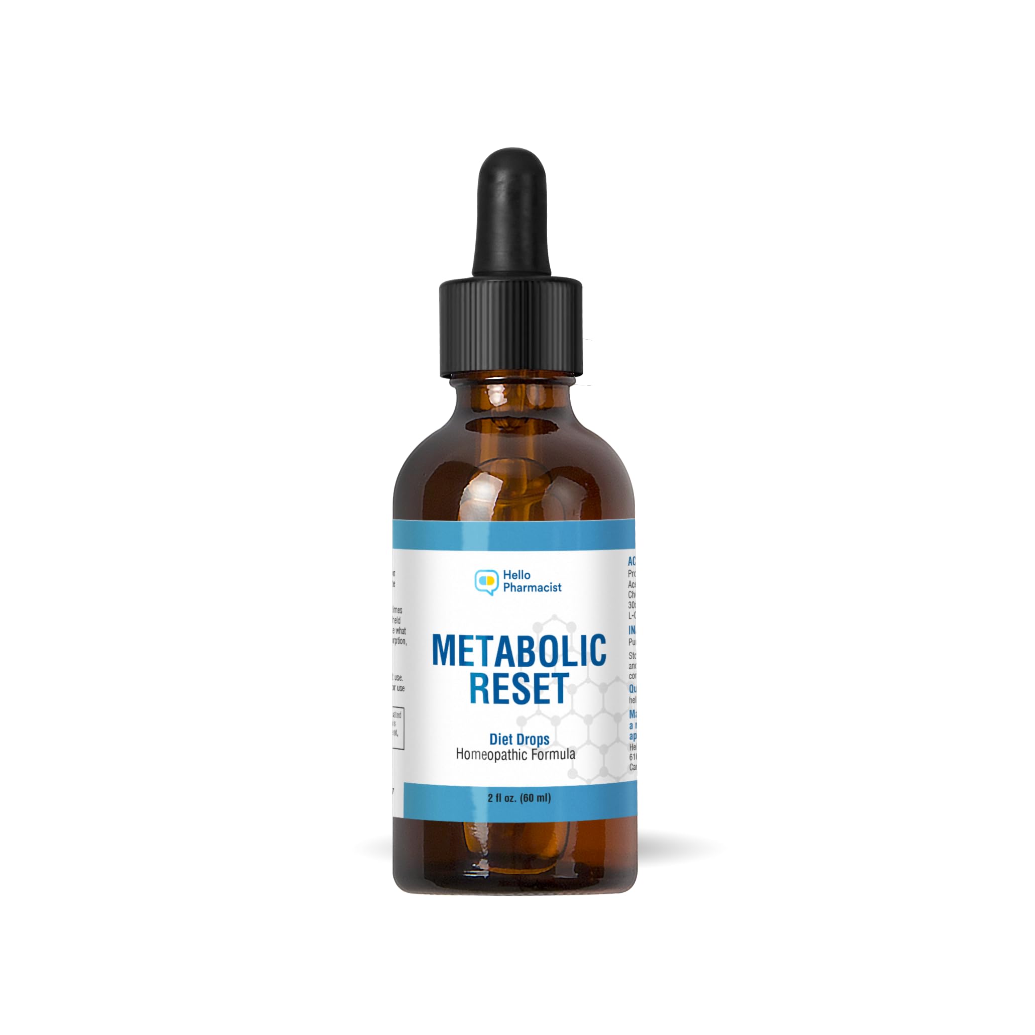 HelloPharmacist Métabolic Reset : la bouteille pratique pour une utilisation quotidienne.