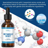 HelloPharmacist Métabolic Reset : étiquette claire facilitant l'identification de la formulation.