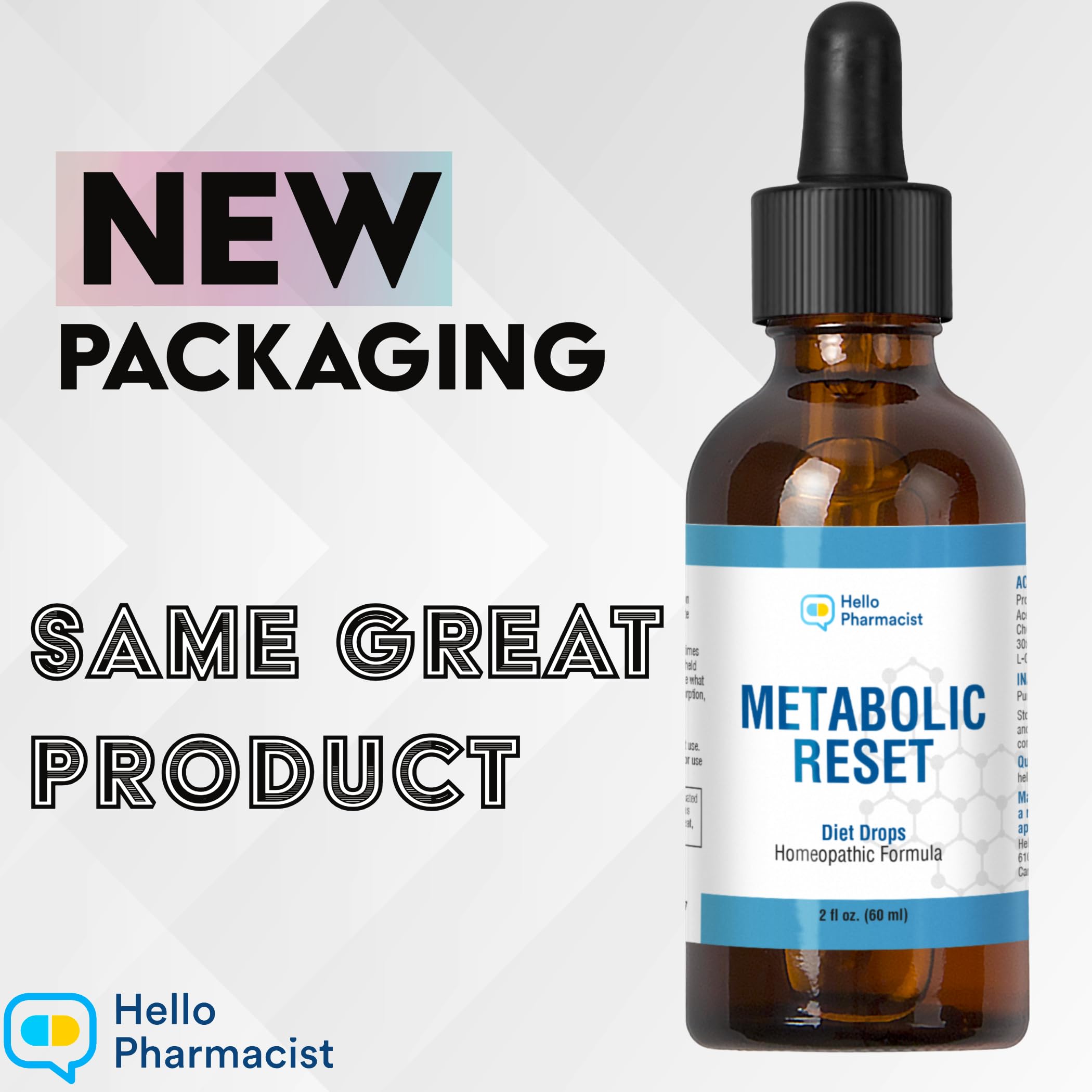 HelloPharmacist Métabolic Reset : gouttes précises facilitant l’intégration à votre rituel.