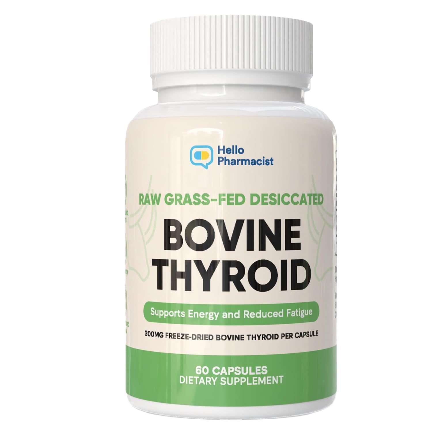 HelloPharmacist Thyroïde 300mg — emballage premium pour démarrage en douceur.