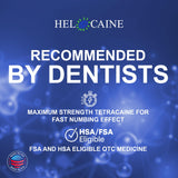 Helocaine crée une barrière protectrice autour de la zone