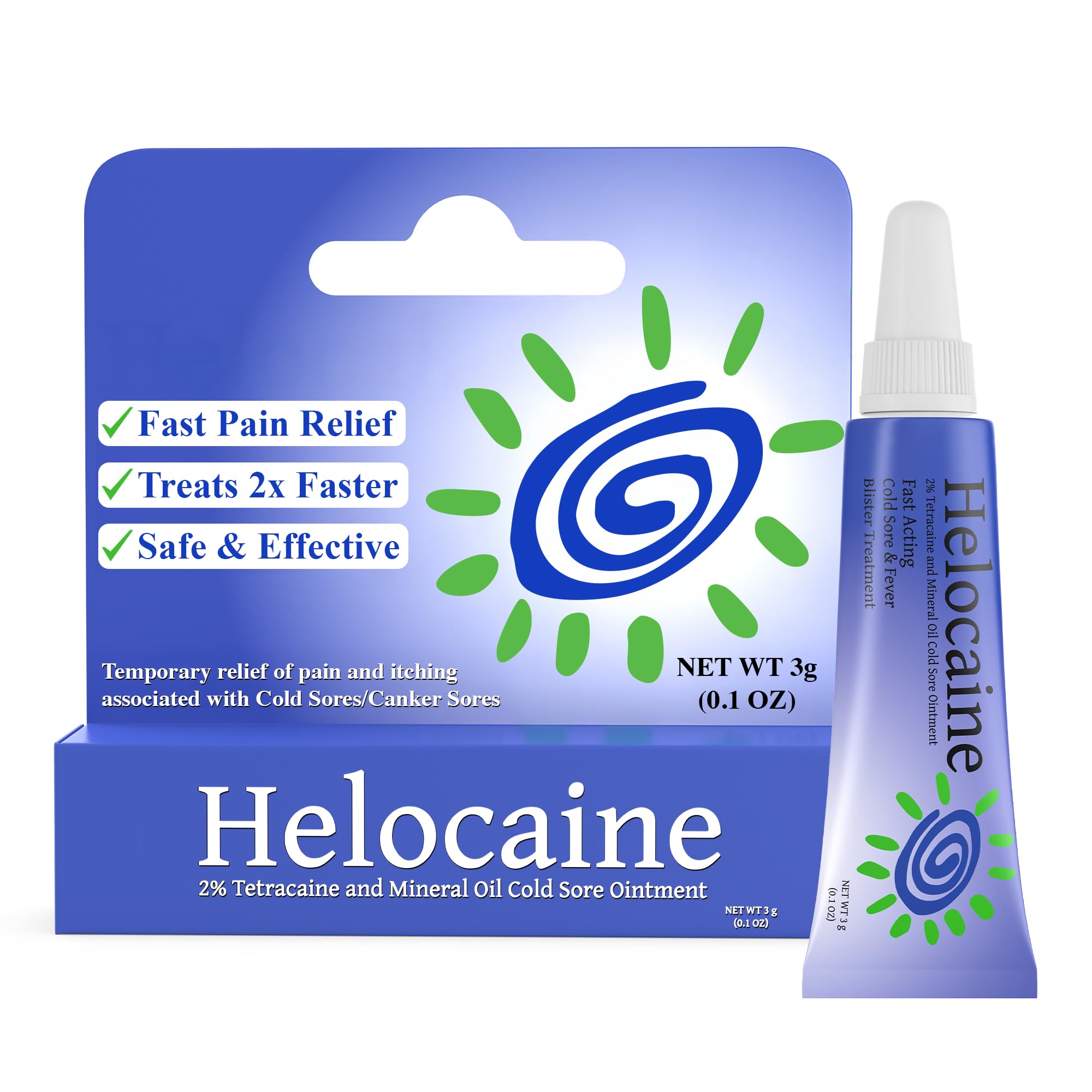 Helocaine fabriqué aux États‑Unis selon une formule brevetée