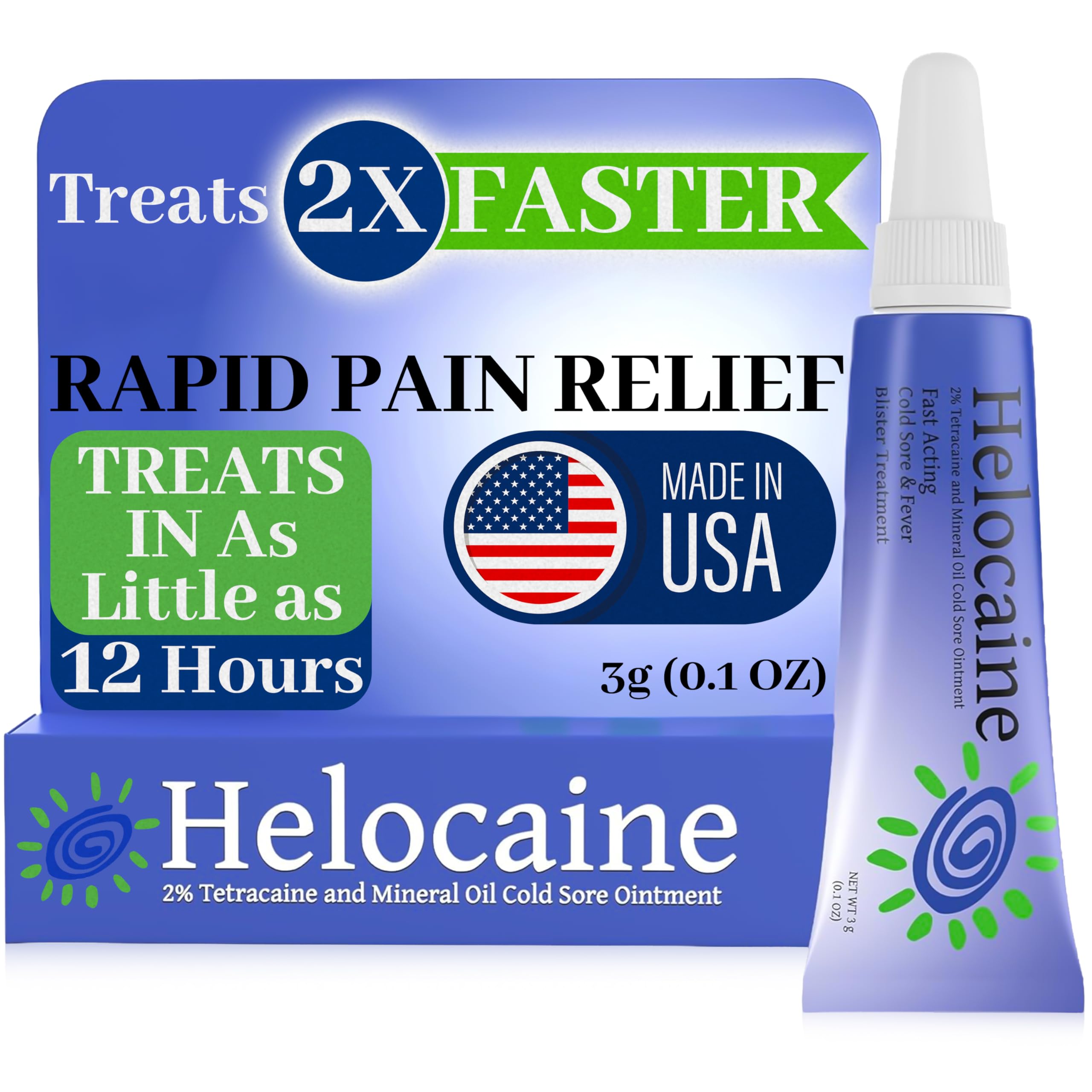 Helocaine tube 3 g pour usage rapide et pratique en déplacement