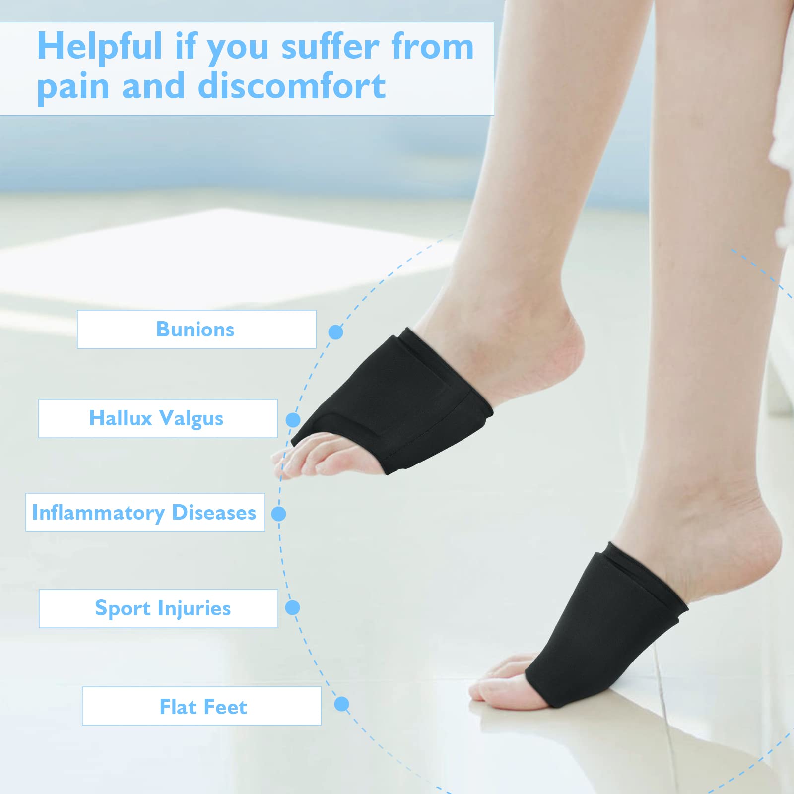 Helthrelife application-avant-pied: porte facile et soutien.