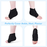 Helthrelife pack glace cheville velcro reglable porté des deux pieds