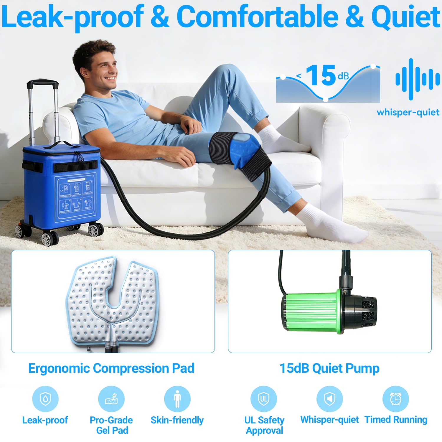 Hemei9319 revetement-peau-doux assure confort pendant le traitement.