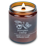 Hemlock Park Bougie allume-bois crépitante Citrouille Crème, ambiance chaleureuse et cosy.