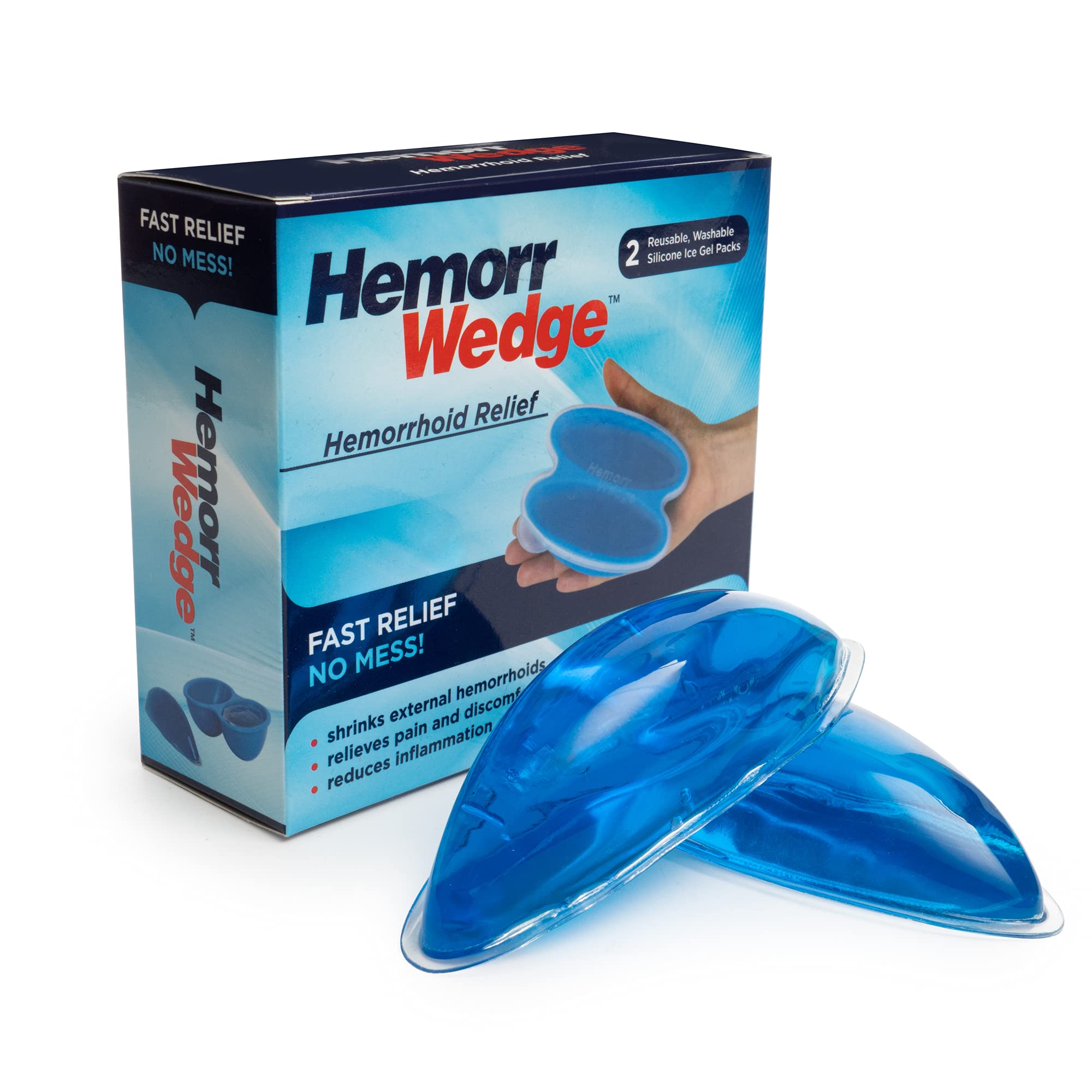 Hemorrwedge aide relief hemorrhoide, solution pratique et réutilisable au confort quotidien.