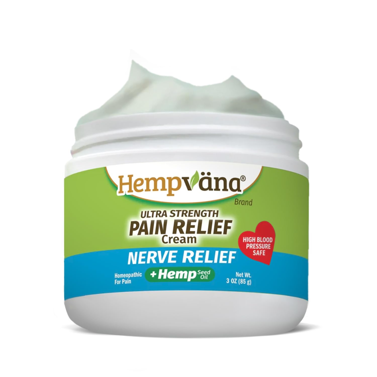 Hempvana Crème Soulagement Nerfs – Flacon 3 oz pour un réconfort ciblé