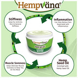 Crème Hempvana, texture-hydratante — peau douce et non grasse.