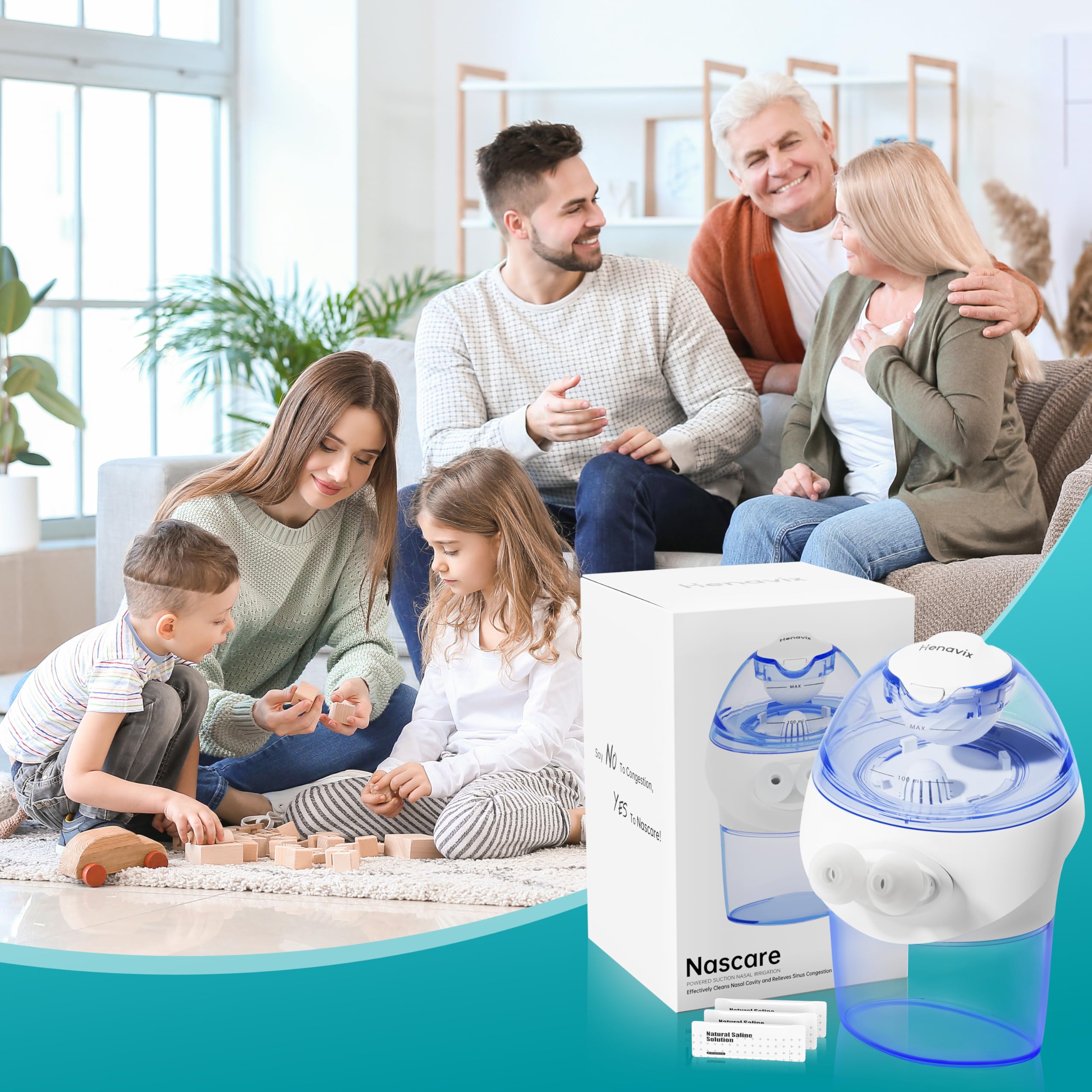 Utilisation mobile et compacte de Henavix, parfait pour maison et déplacements.