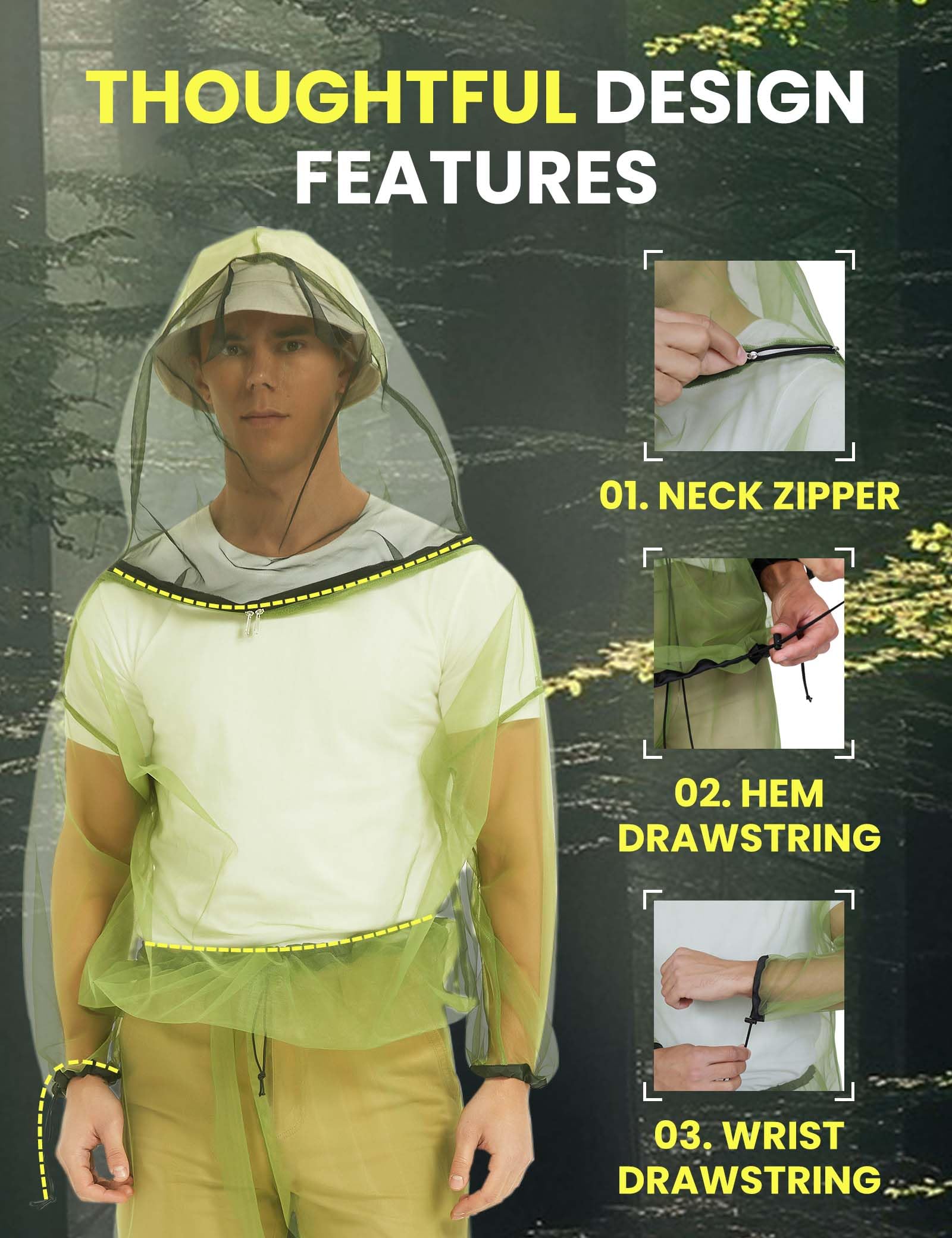 Tissu-durable-respirant HENNCHEE pour une tenue durable et confortable