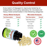 Hepagard: formule exclusive avec cinq ingrédients clés.