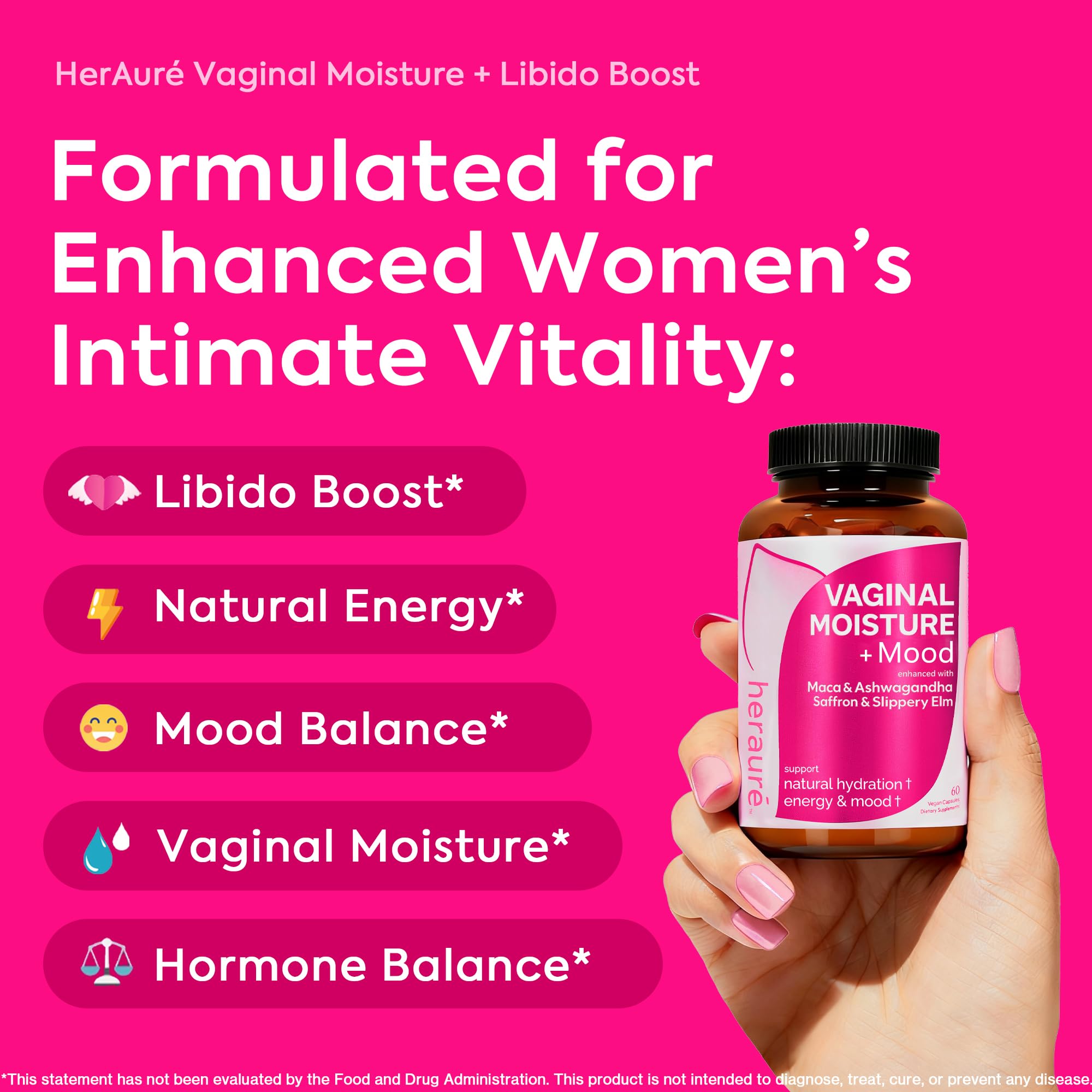 HerAuré capsules quotidiennes pour soutenir libido et énergie