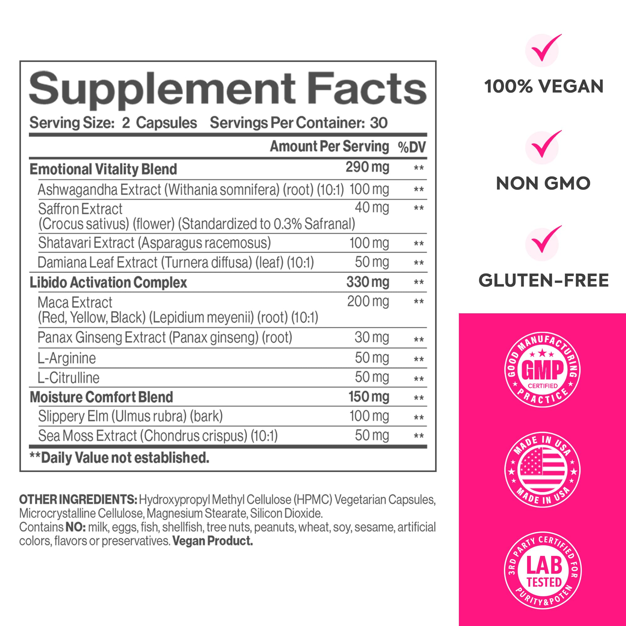 HerAuré ginseng et L-citrulline améliorent la circulation et le désir