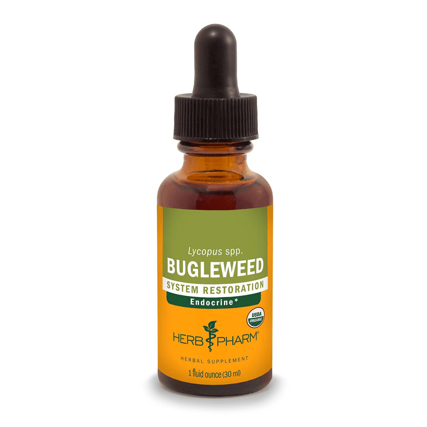 Herb Pharm Extrait d'agripaume, flacon pratique pour le soutien potentiel du système endocrinien.