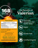 Herb Pharm Valériane: étiquette bio visible, usage simple pour routine nocturne.