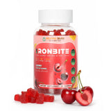 Herbal Bliss : bouteille de gummies au fer, soutien potentiel d'énergie et d'absorption.