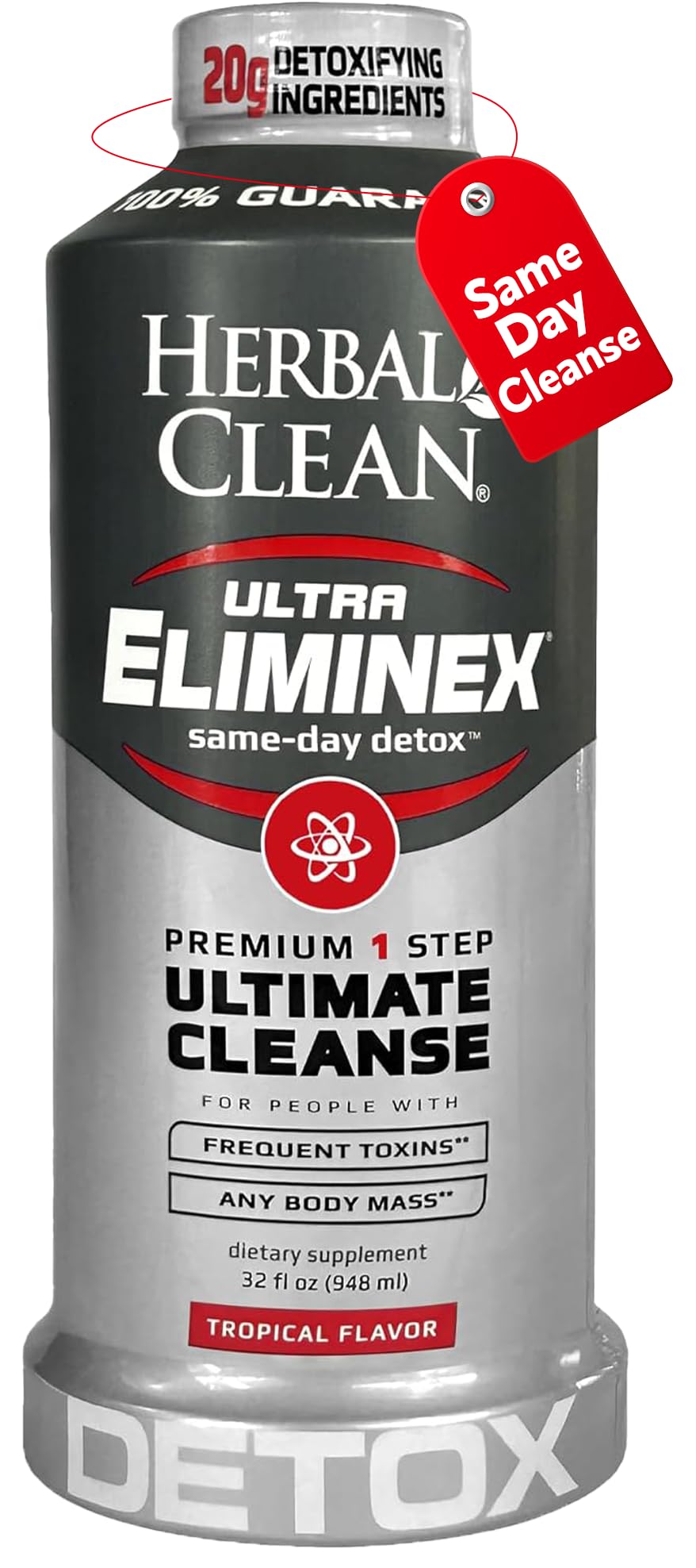 Herbal Clean: bouteille détox à verser, expérience rafraîchissante et pratique.