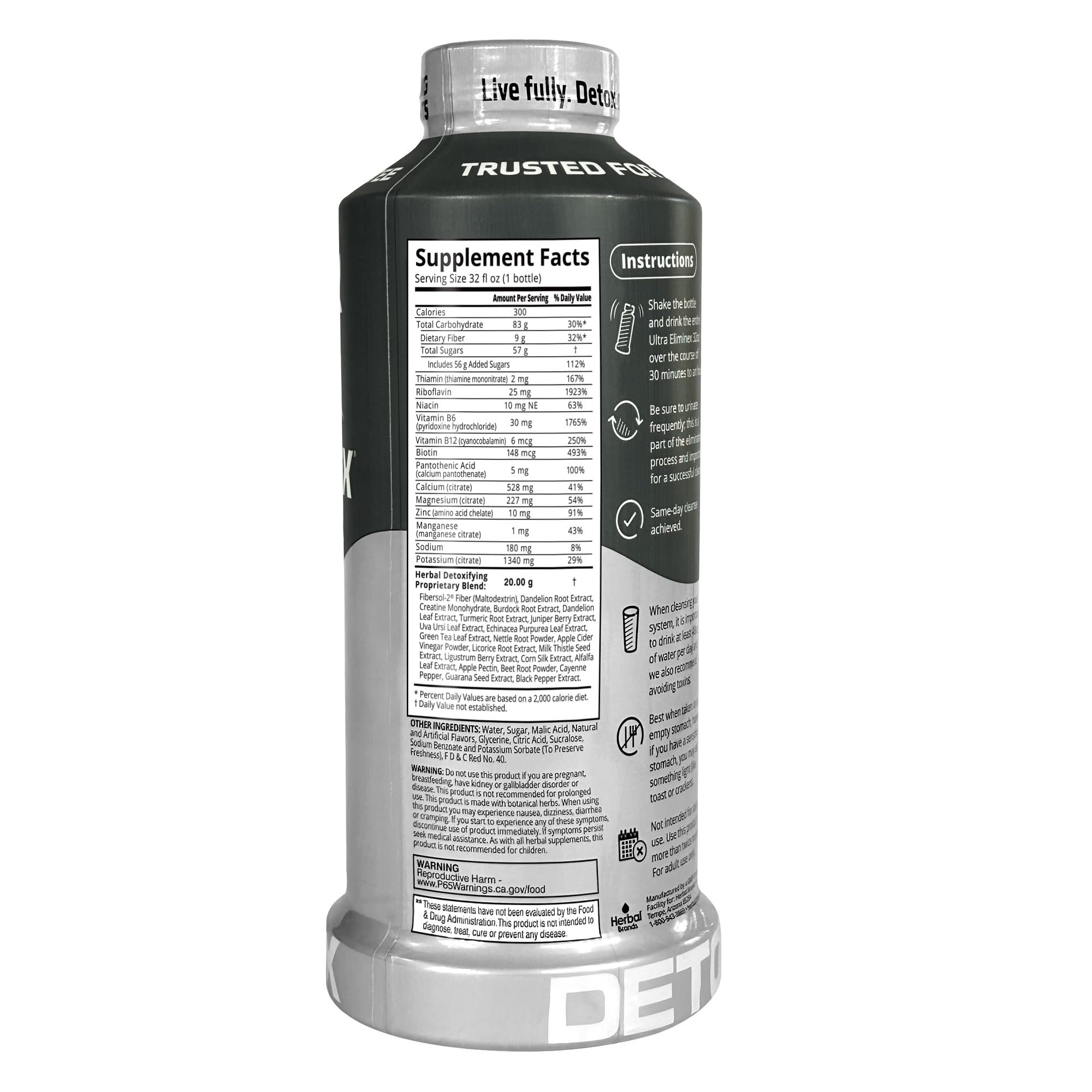Ingrédients clés Herbal Clean: chardon-marie et psyllium.