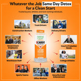 Herbal Clean Qcarbo16 go ut orange, dégustation agréable accompagnant la détox.