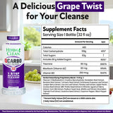 Herbal Clean Qcarbo32 – verre detox raisin prêt à consommer rapidement.