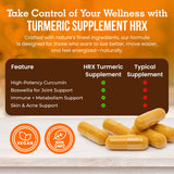 Herbal Destination HRX Curcuma, boswellia et curcuma pour articulations et immunité