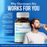 GlucoSuprs Hrx Herbal Destination – etiquette lisible, formulation naturelle