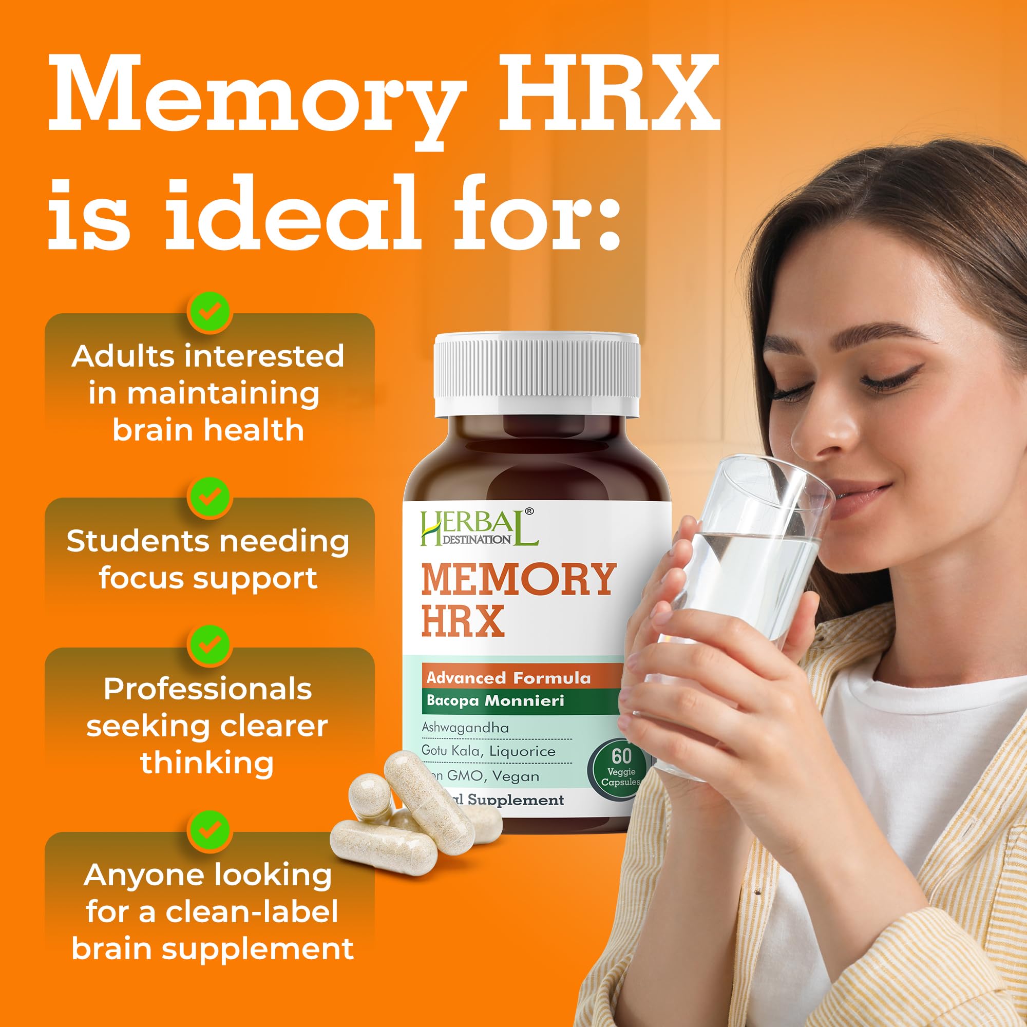 Herbal Destination Memory HRX : emballage recyclable reflétant l’approche durable.