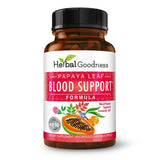 Herbal Goodness bouteille papaye versement, soutien sanguin potentiel