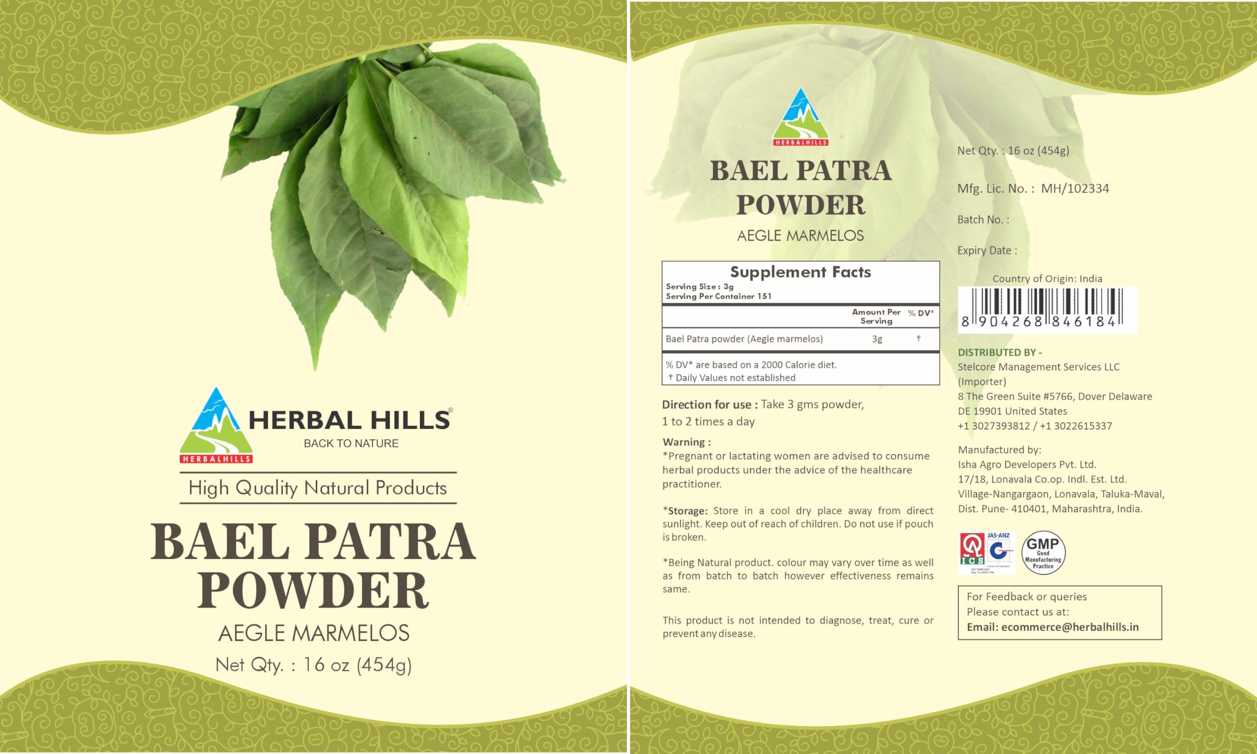 Herbal Hills Bael Patra: usage culinaire polyvalent pour recettes saines