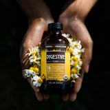 Étiquette durable montrant l’engagement régénératif d’Herbal Revolution.