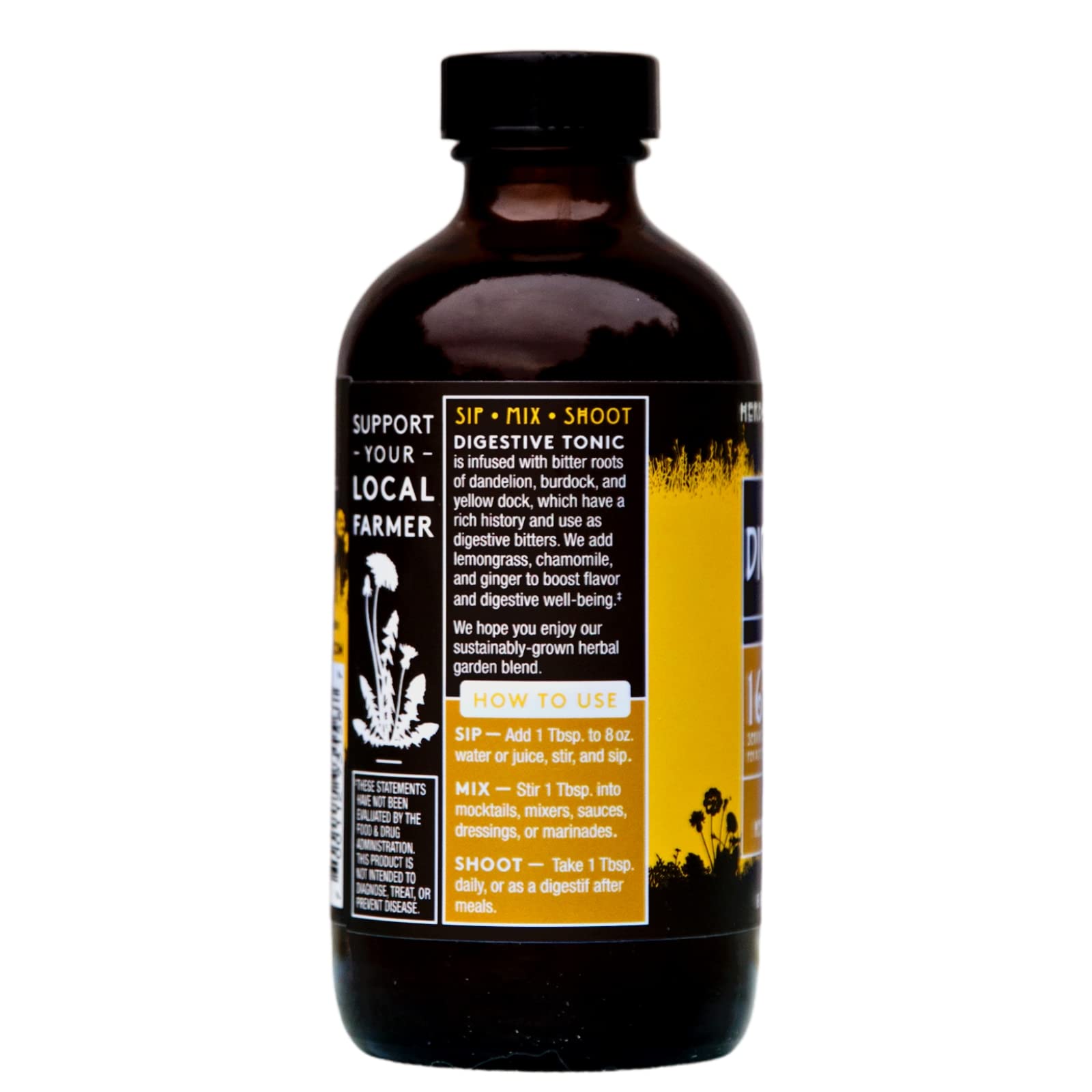 Ingrédients naturels du tonique Herbal Revolution pour une routine bien‑être.