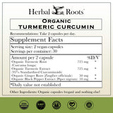 Herbal Roots curcumine-standardisee-95, extrait pur de curcuma.
