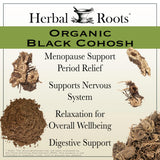 Herbal Roots Actée à Grappes Noires – étiquette biologique et cgmp, traçabilité assurée.