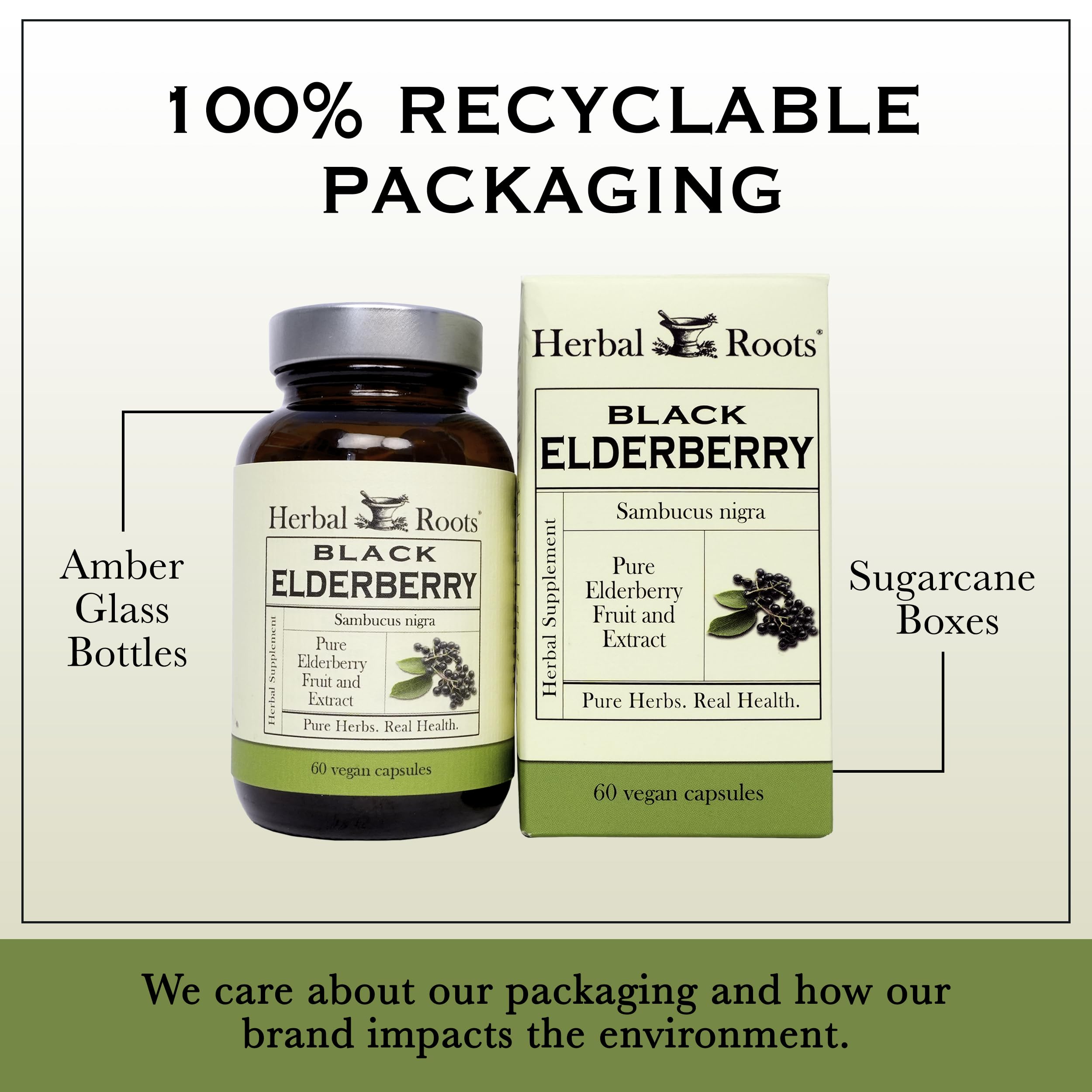 Ingrédients naturels visibles, sureau noir et pureté de la formulation.