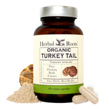 Herbal Roots flacon queue-de-dinde-fructifs, soutien immunitaire naturel.