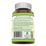 Étiquette Herbal Secrets indiquant sans gluten et non-OGM, transparence qualité.