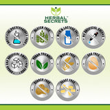 Produit sans OGM Herbal Secrets Sénna 500 mg.