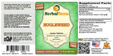 Bugleweed Herbal Terra : bouteille glycerite sans alcool, extrait concentré pratique et naturel.